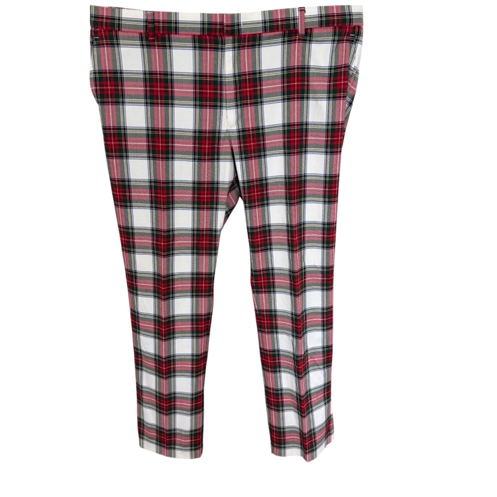 Tommy Hilfiger Classic British Inspired Modern Gentleman Plaid Pant 38x30